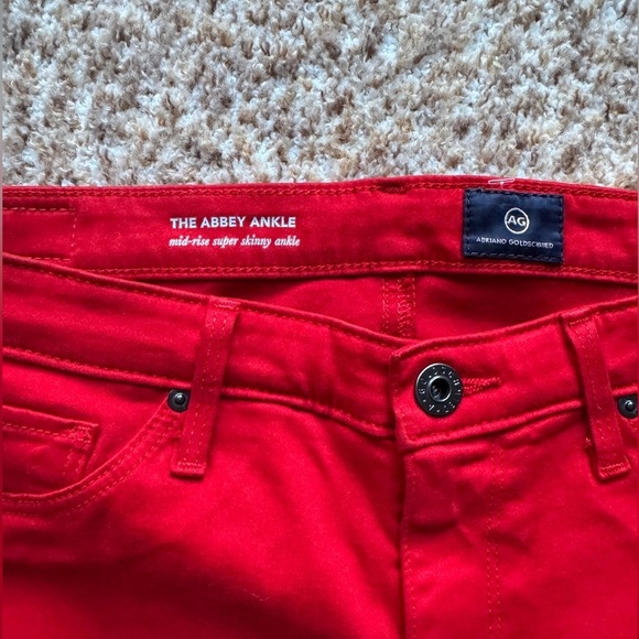 ag the jegging Denim - AG the Abbey ankle mid-rise supper skinny size 28R